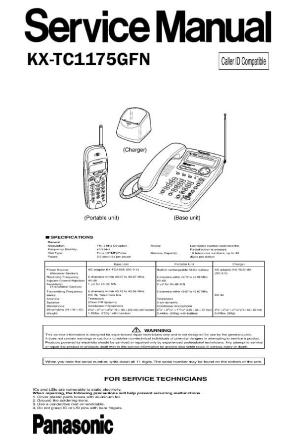 KX-TC1175GFN